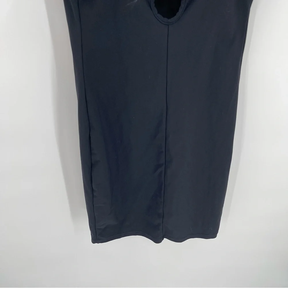 Victoria's Secret Body Shaper slip dress Size 36B Shapewear Black underwire